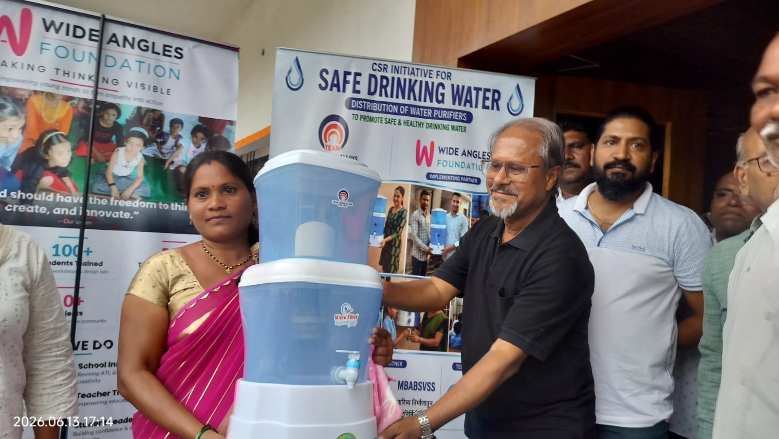 CSR water purifier distribution
